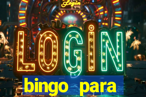 bingo para despedida de solteira para imprimir